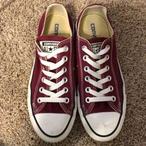 Maroon Converse